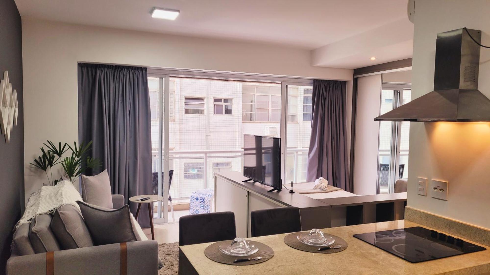 Apartament Book Santos - Unlimited 618 - Veja E Escute O Mar Zewnętrze zdjęcie