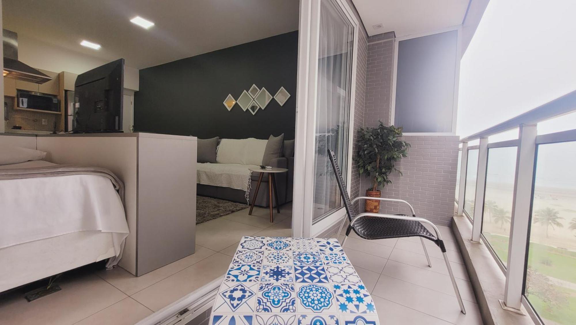 Apartament Book Santos - Unlimited 618 - Veja E Escute O Mar Zewnętrze zdjęcie